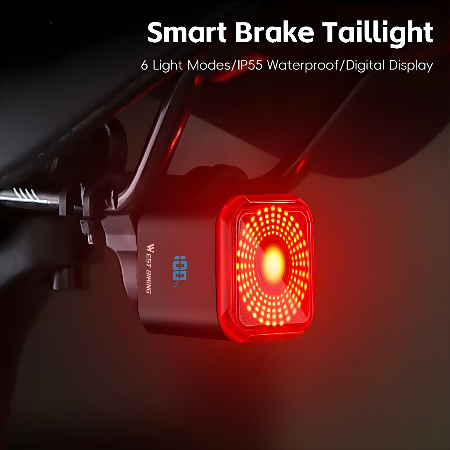 TailBright™ Smart Brake Light for Bikes